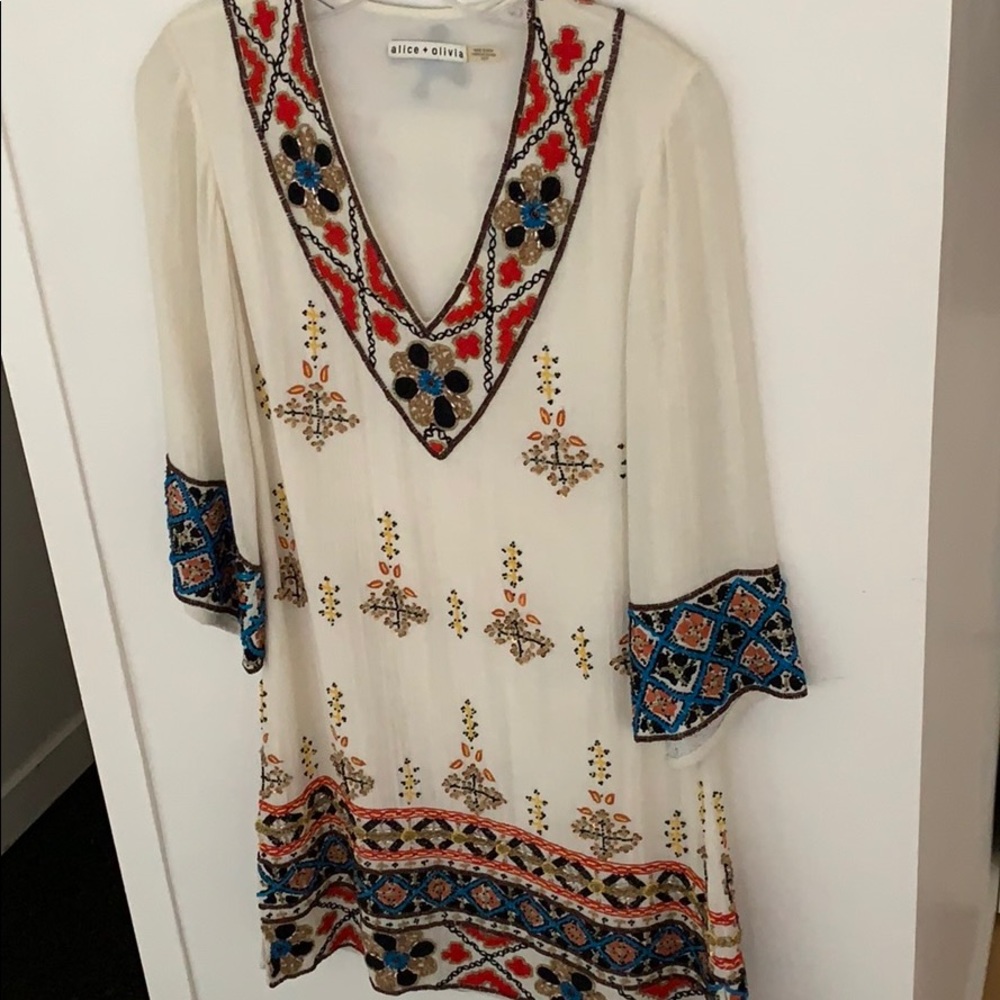Alice + Olivia Sequin Tunic Dress - Picture 4 of 7